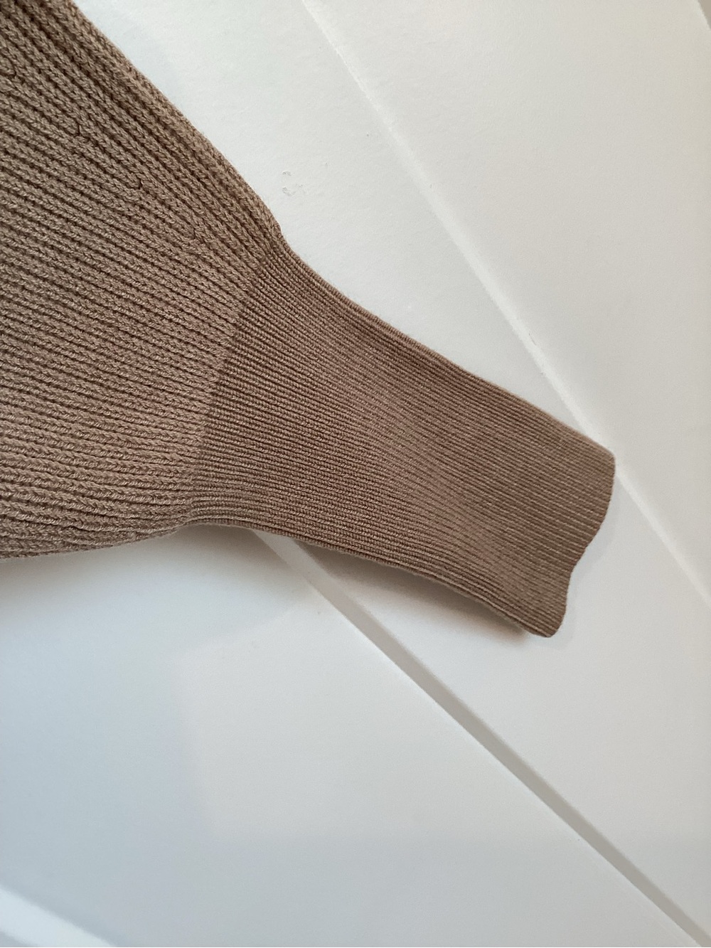 Philosophy Long Sleeve V-Neck Sweater New XL Taupe Light Brown - Picture 8 of 12